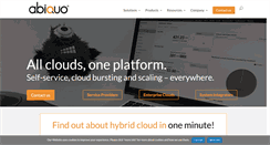 Desktop Screenshot of abiquo.com